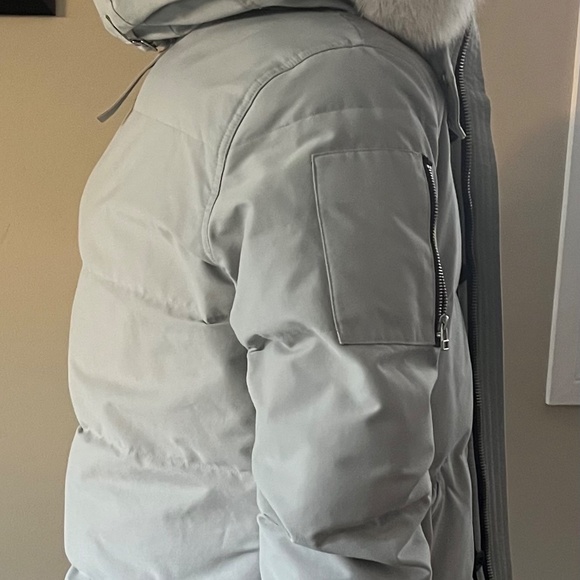 Moose knuckle winter jacket with white fox firm trim - Picture 3 of 6